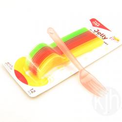 多彩喱叉，12支/板