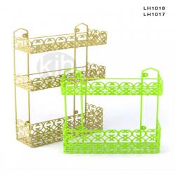 雕花方型二層、三層架